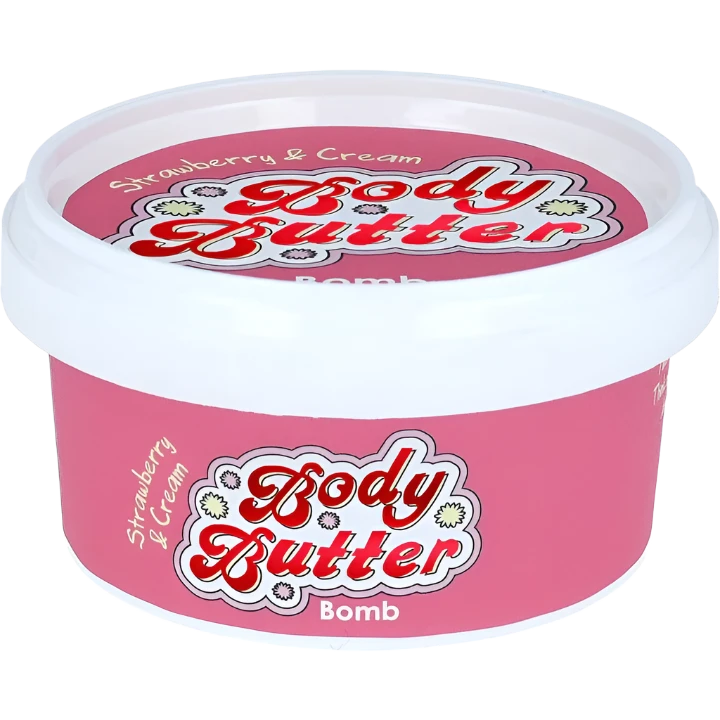 Kūno Sviestas "Braškės ir Grietinėlė" 200ml. - Spa4You