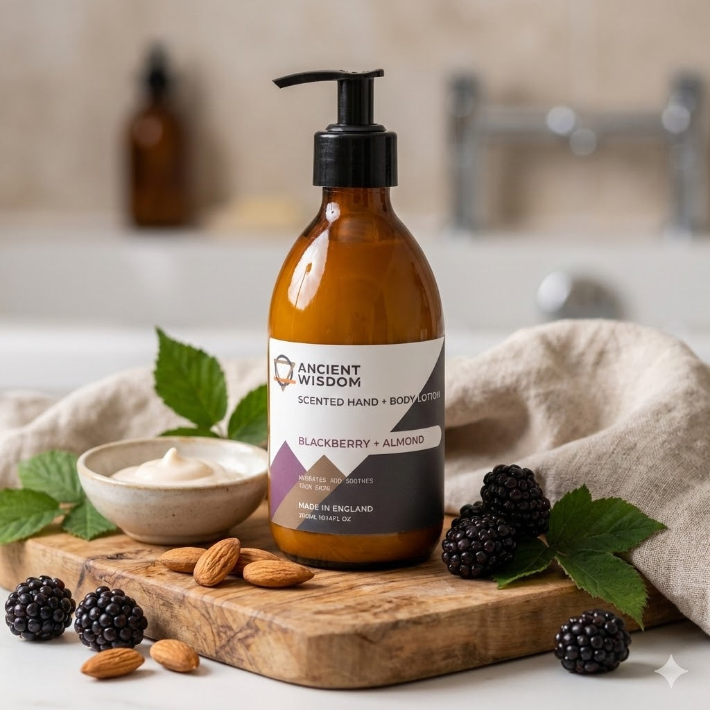 Aromaterapinis Rankų ir Kūno Losjonas – „Gervuogė ir Migdolas“ (300 ml)