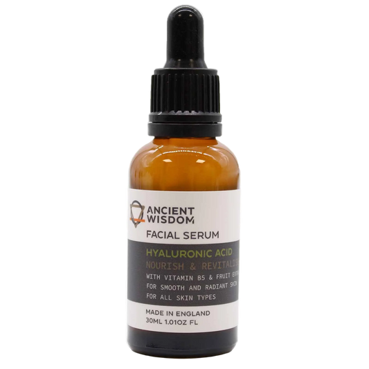 Hialurono Rūgšties Veido Serumas su Vitaminu B5 ir Vaisių Ekstraktais (30 ml)