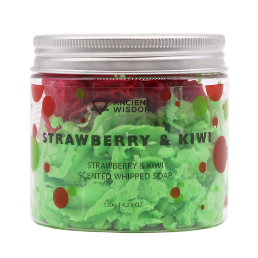 Purus kreminis muilas – „Braškė ir Kiviai“ (120 g)