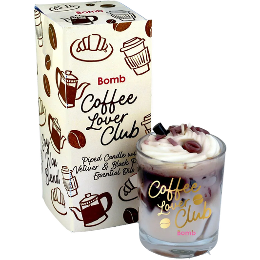 Žvakė stiklinėje „Coffee Lover Club“