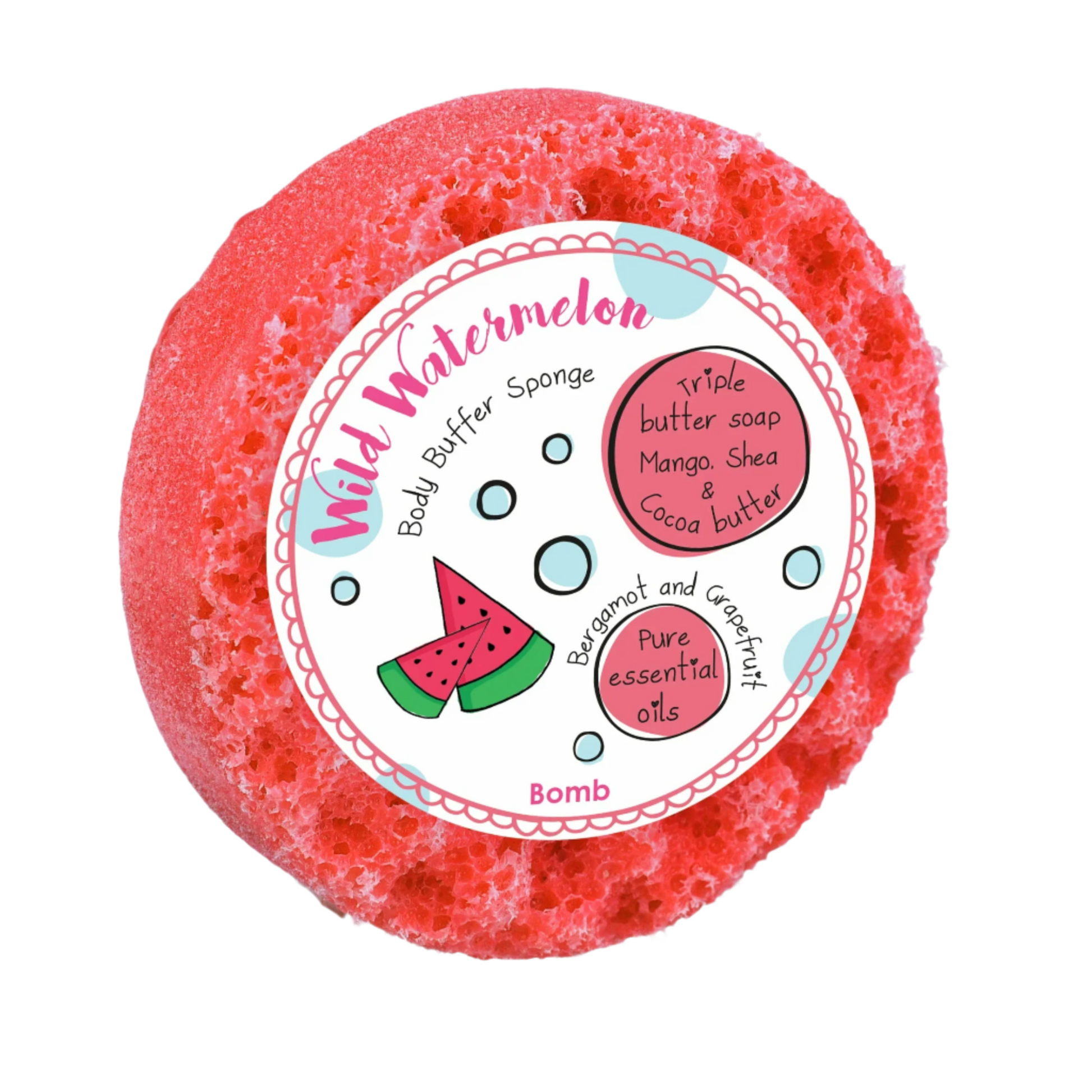 Kūno Šveitimo Muilo Kempinė "Wild Watermelon" - Spa4You