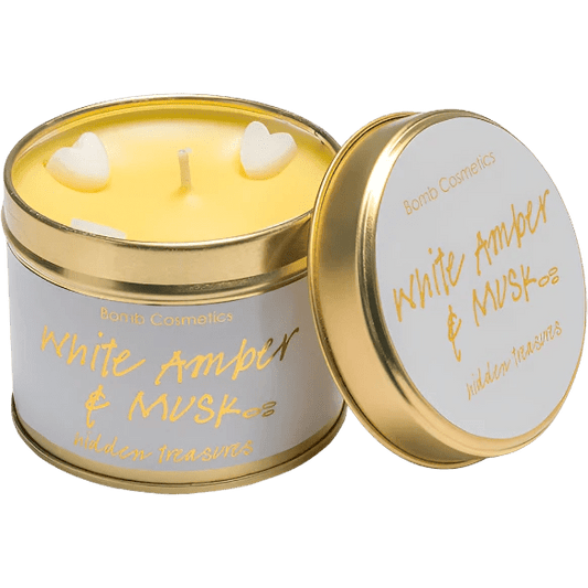 Žvakė Skardinėje "White Amber & Musk" - Spa4You